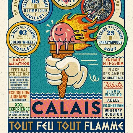 Apartament Le Jean De Fiennes Calais Zewnętrze zdjęcie